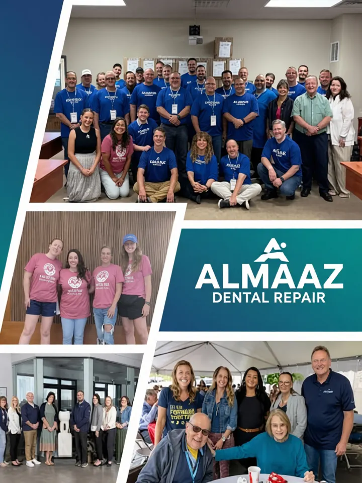 Almaaz Dental Repair team and community events
